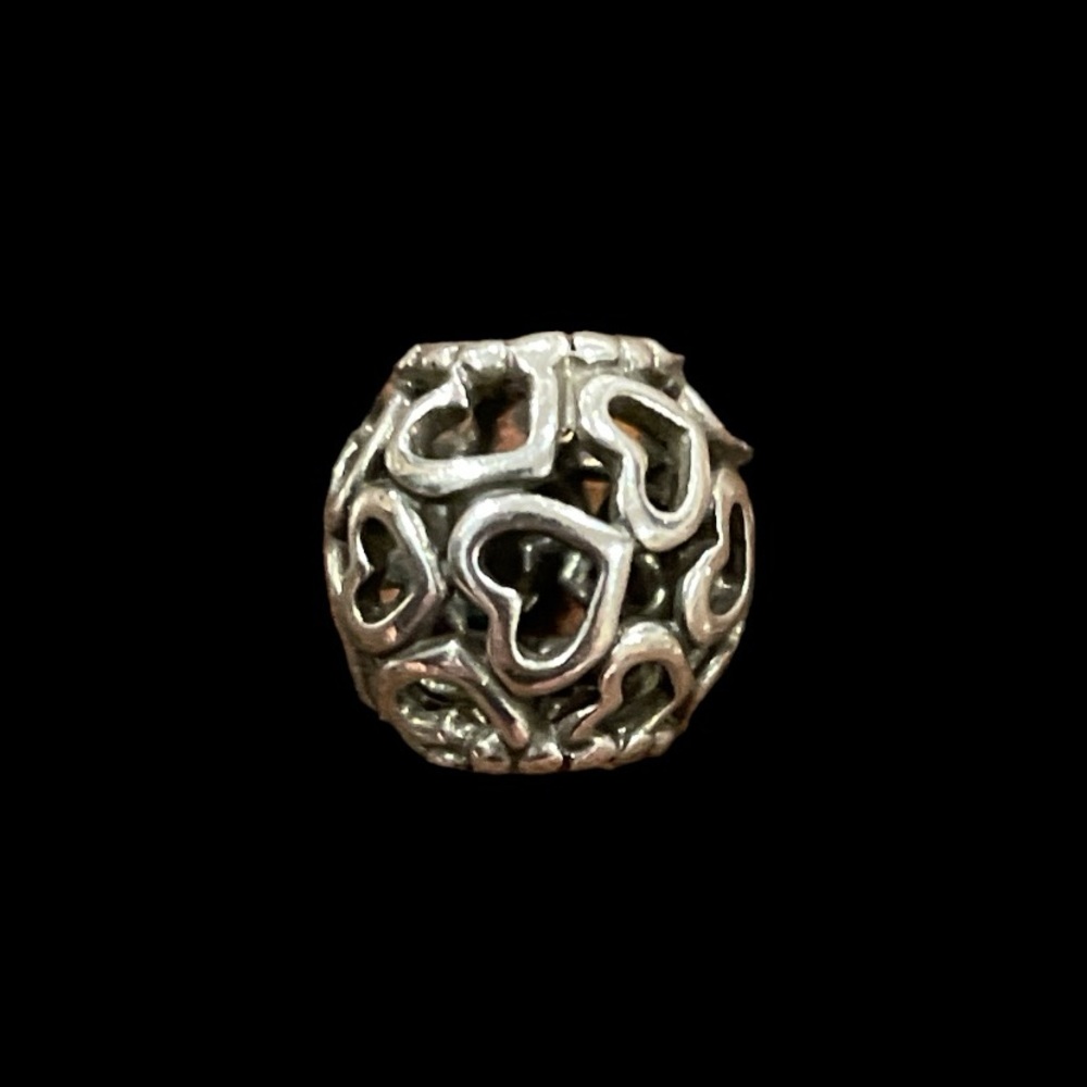 Pandora Sterling Heart Love Bracelet Charm